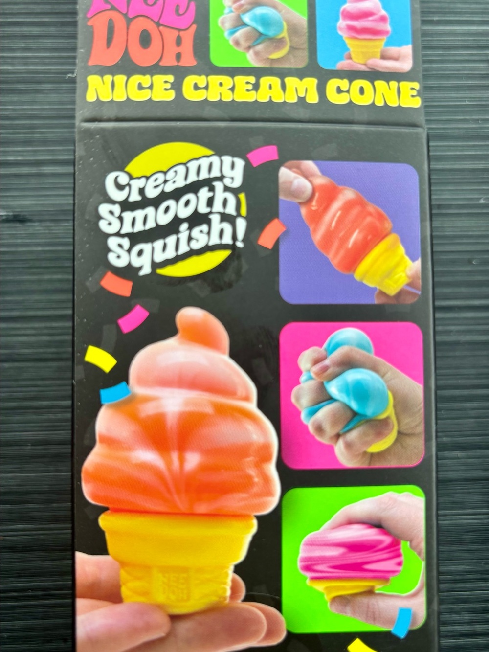 Kids NEEDOH NIce Cream Cone squeeze Toy - official NIB - Picture 4 of 6